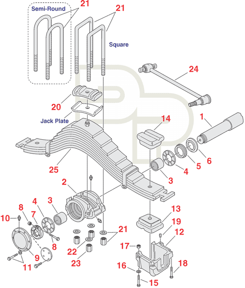 Mack SS65, SWS59 Camelback Rear Suspensions – Shop for Suspension