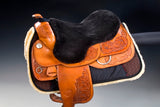 Horse Dream UK Sheepskin Seat Saver for Western Saddles. Supersoft, warm, comfy, shock absorbing sheepskin seat saver, manufactured by Christ Lammfelle