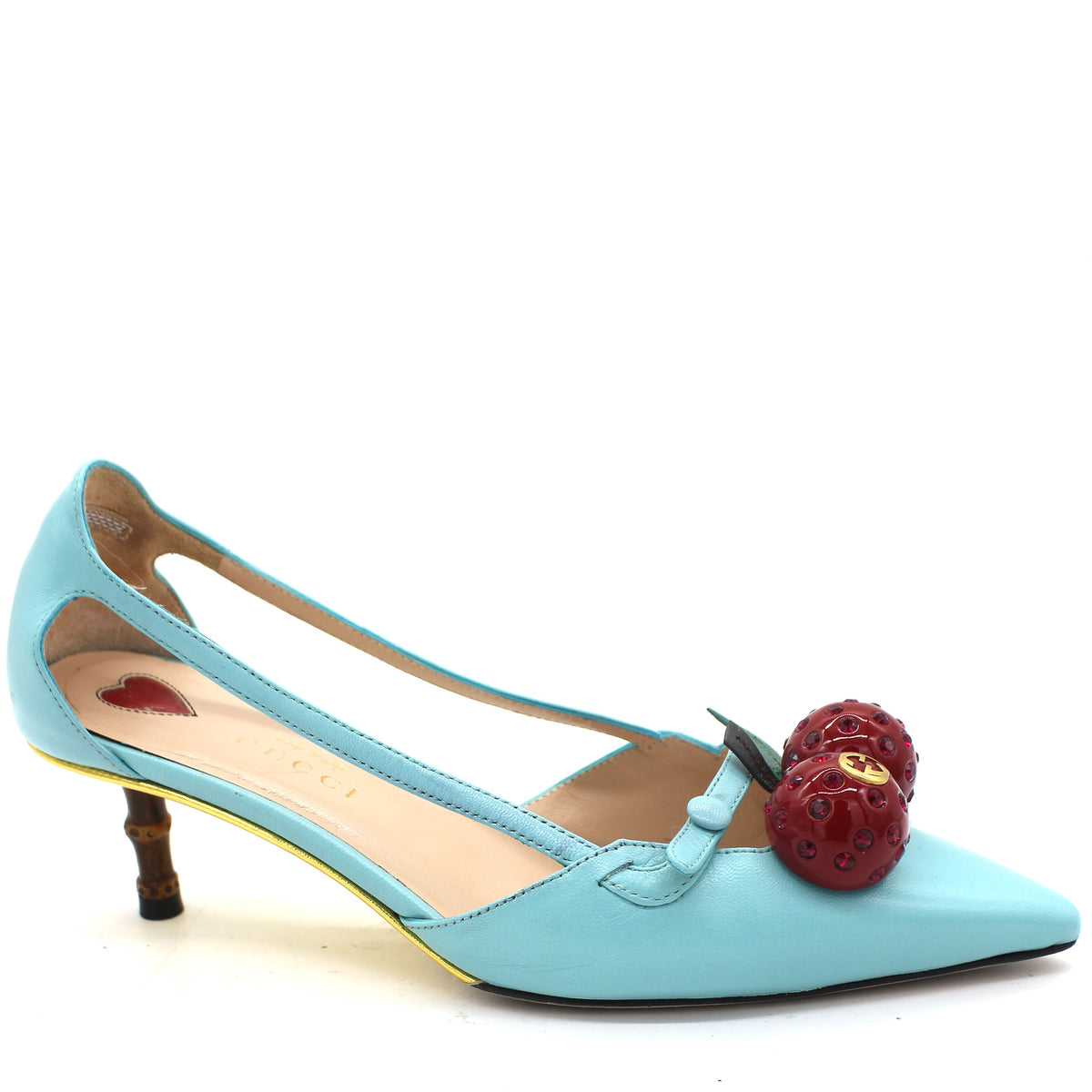 gucci cherry heels