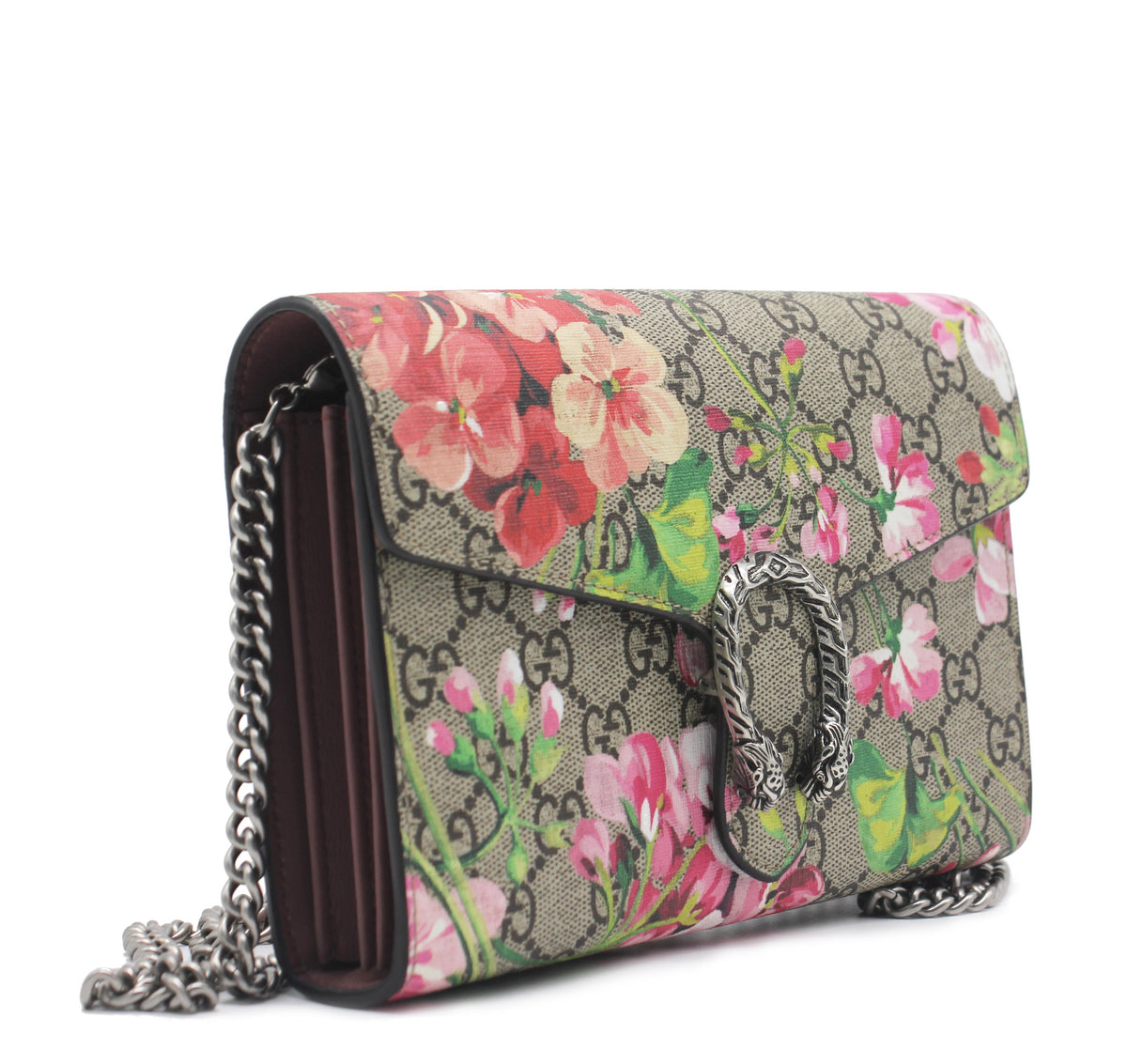 gucci blooms dionysus wallet on chain
