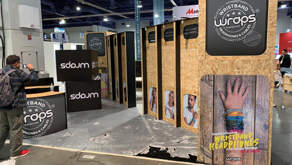 wraps team building our stand at CES 2019