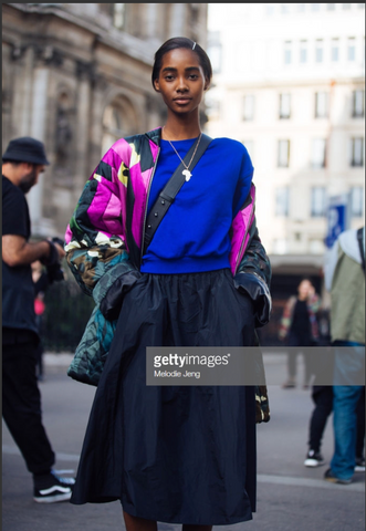 SUPERMODEL TAMI WILLIAMS WEARING MOTHERLAND NECKLACE