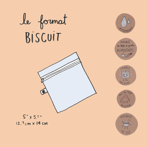 le format biscuit illustré