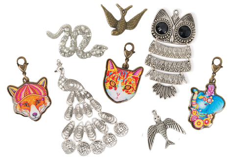 charms, animal pendants