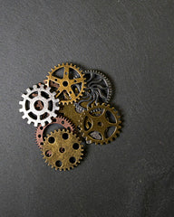Steampunk Gears from Solid Oak