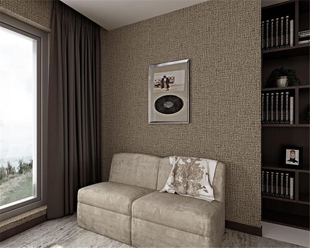 Wallpaper Modern Linen Texture Wallpaper 3d Bedroom