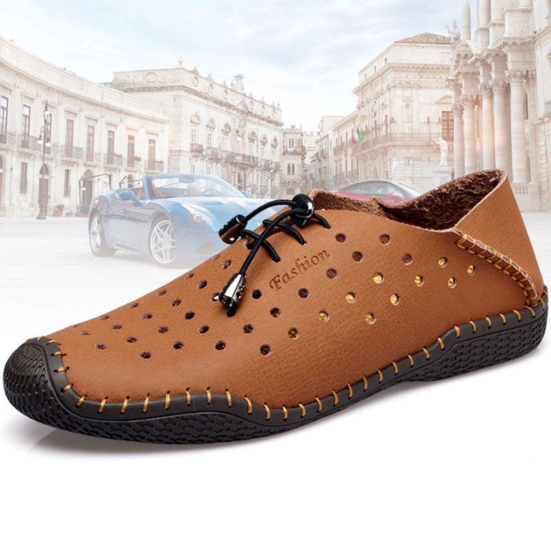 soft leather summer shoes