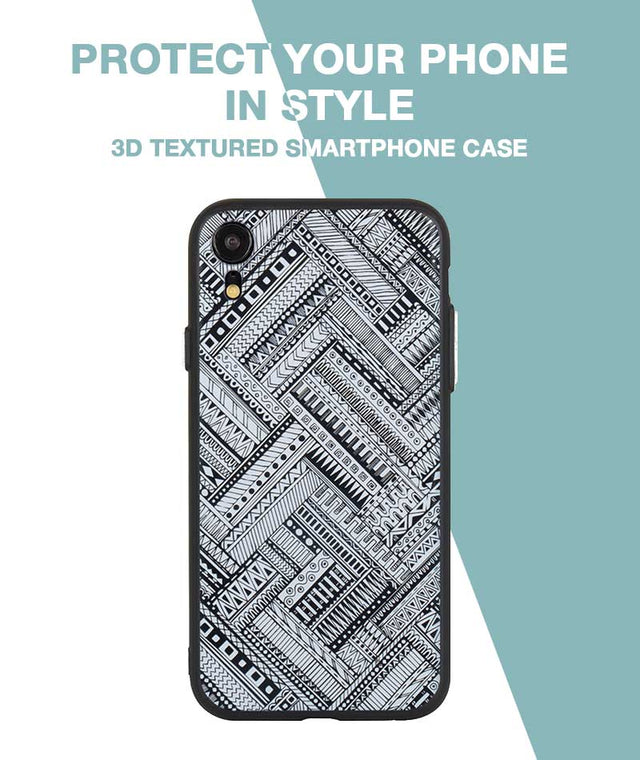 Crossing Patterns Case For iPhone XR