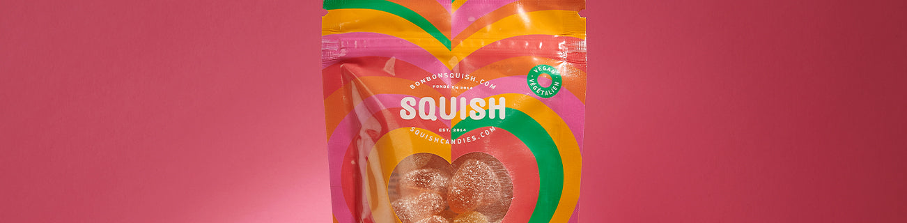 VEGAN SOUR PEACH HEART GUMMIES