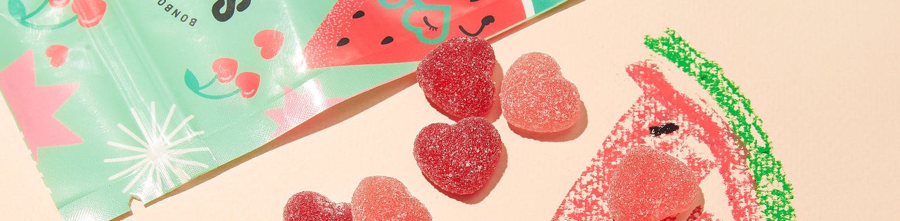 VEGAN CHERRY WATERMELON CRUSH GUMMIES