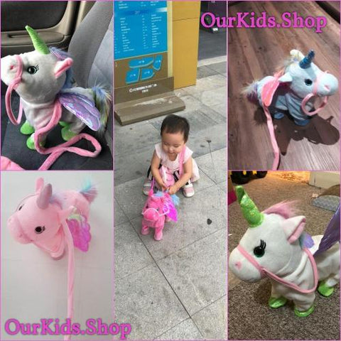 Reviews ELECTRIC WALKING UNICORN PLUSH TOY FOR CHILDREN CHRISTMAS GIFTS
