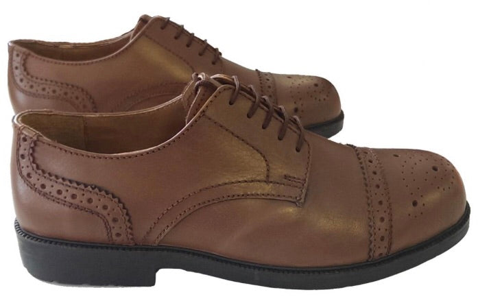 steel toe cap brogues