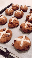 Tea Infused hot cross bun recipe for The Tea Nomad