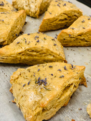 French Earl Grey Scones with lavender, earl grey tea from The Tea Nomad