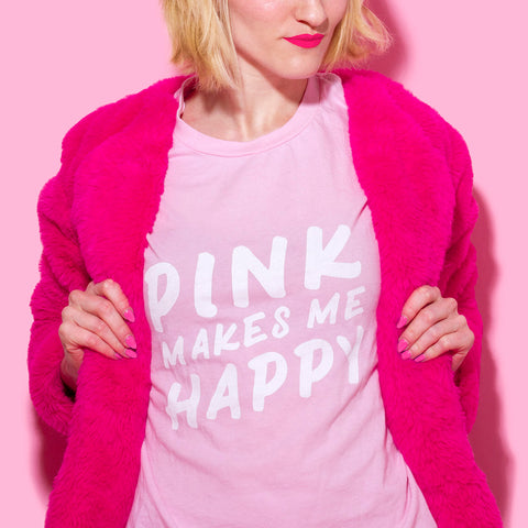 pink tee