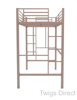 yourzone metal loft bed