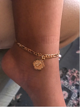 real gold anklet