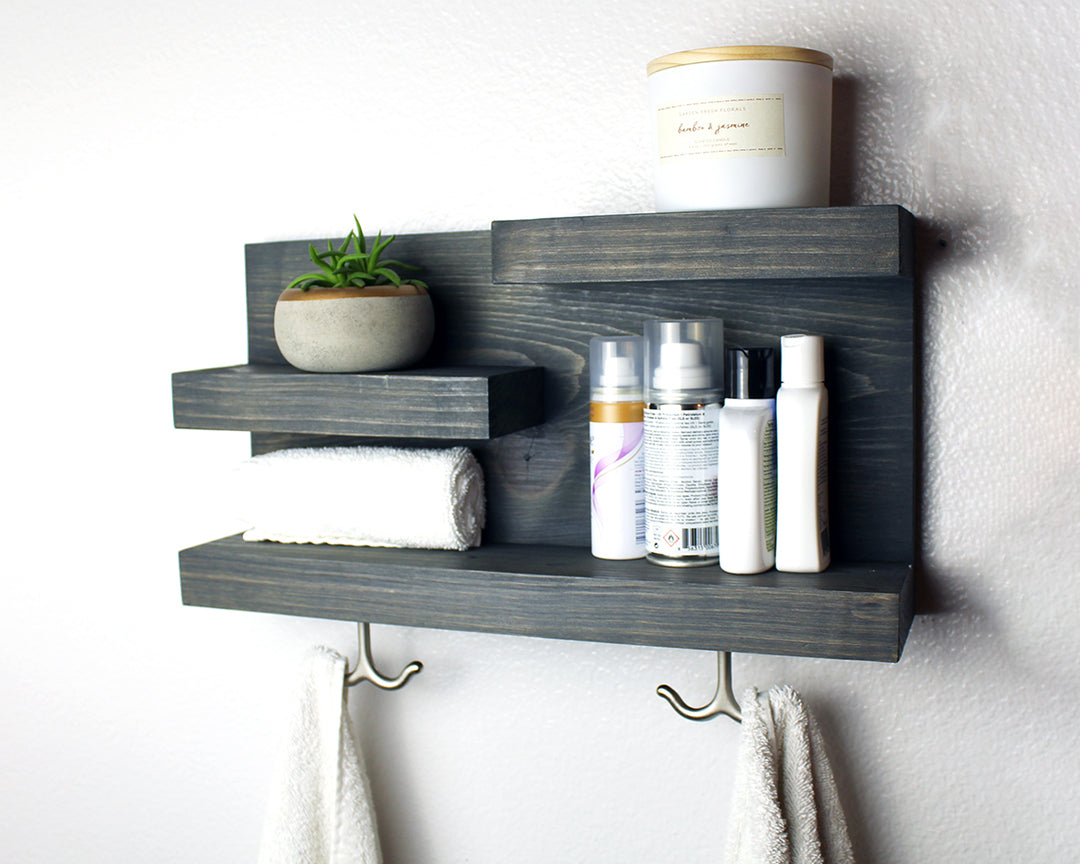 towel storage shelf