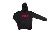 ID Lightweight Delta 1913 Hoodie (Chenille) BLK/RED