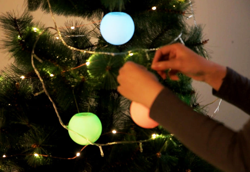 LOFTEK RGB LED ball light for Christmas decorations