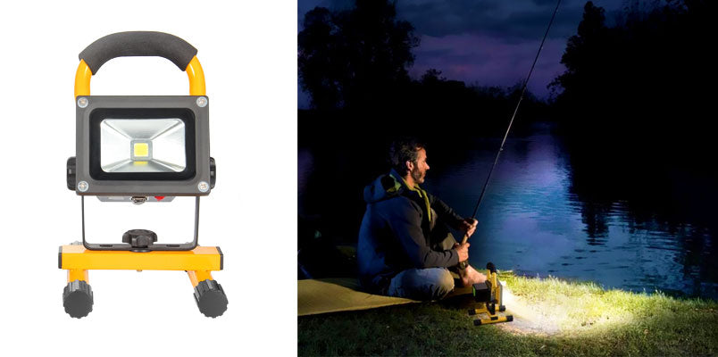 loftek axis 10w led work light for spring outdoor fishing