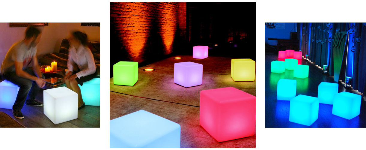 loftek led cube lamp for events