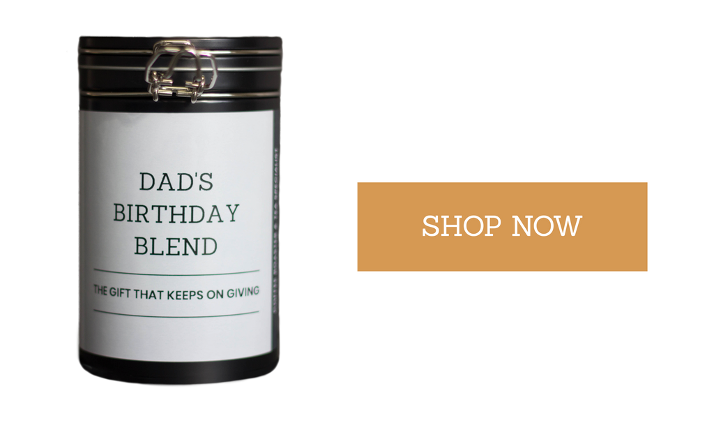 Personalised coffee tin gift