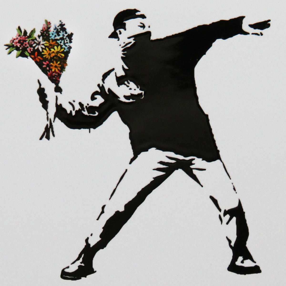 RAGE, FLOWER THROWER (A4 FRAMED / UNFRAMED) – banksystore