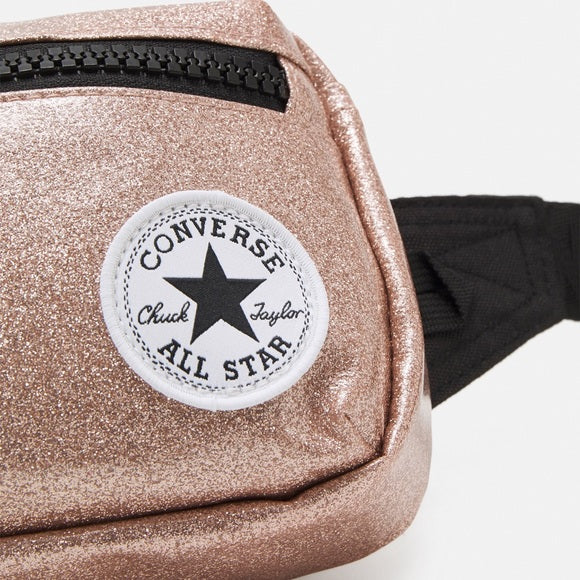 Converse All Star Chuck Taylor Glitter Adjustable Waist Pouch - Rose G Aura In Pink Inc.