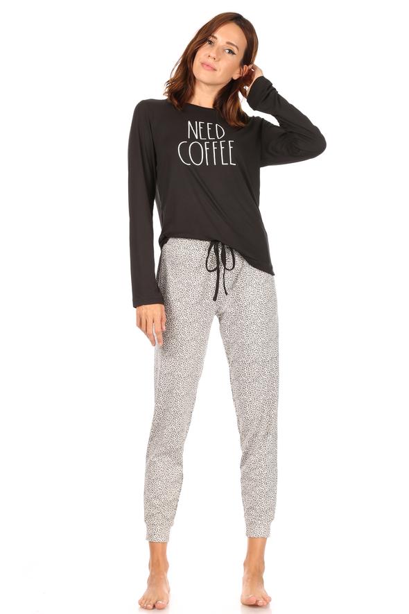 Dunn Need Coffee Ladies Pajama Set – In Inc.