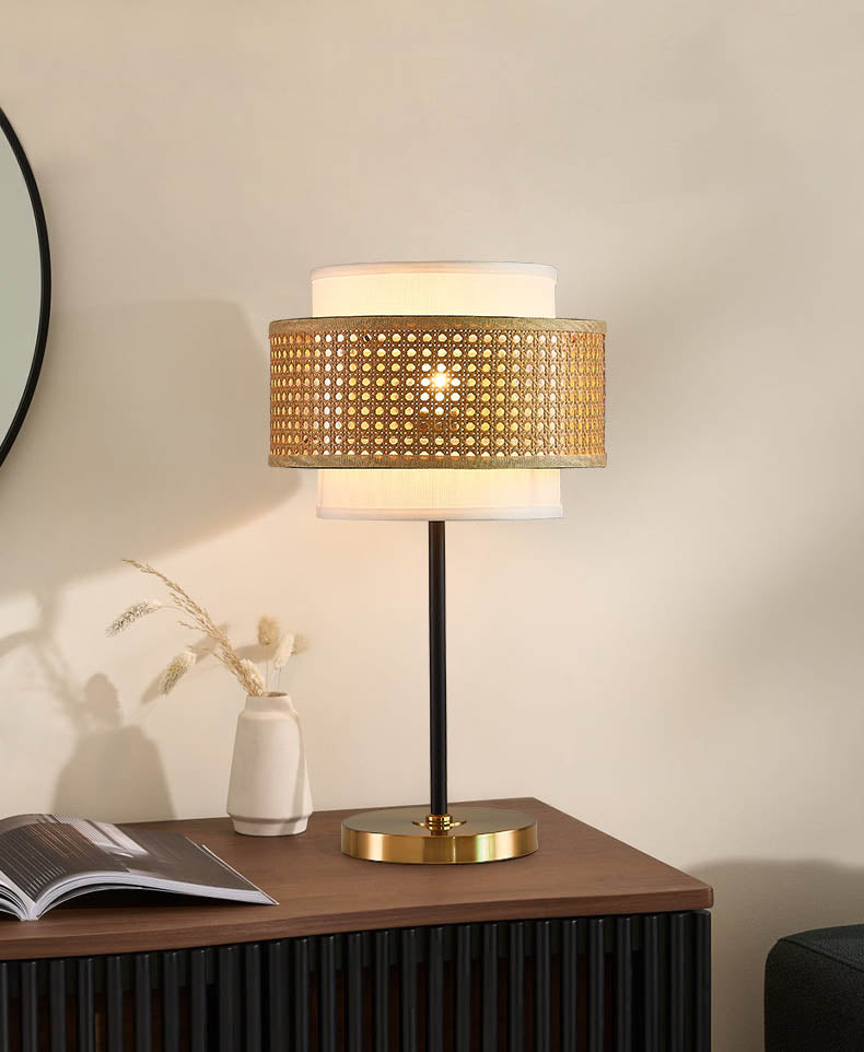 zara rattan lamp