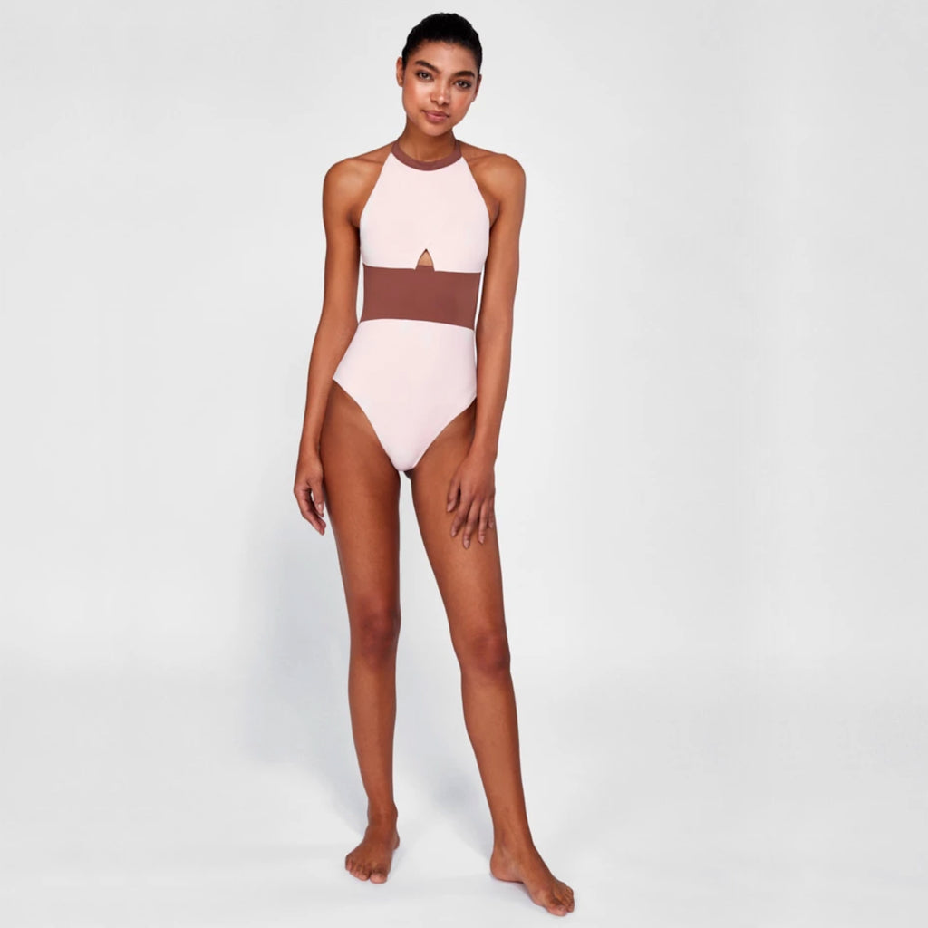 Salted Caramel Bodysuit | Dusty Pink