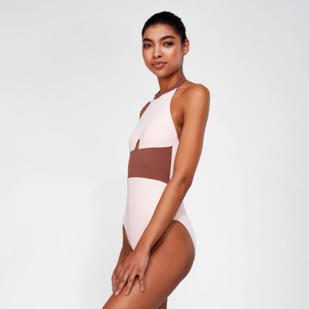 Salted Caramel Bodysuit | Dusty Pink