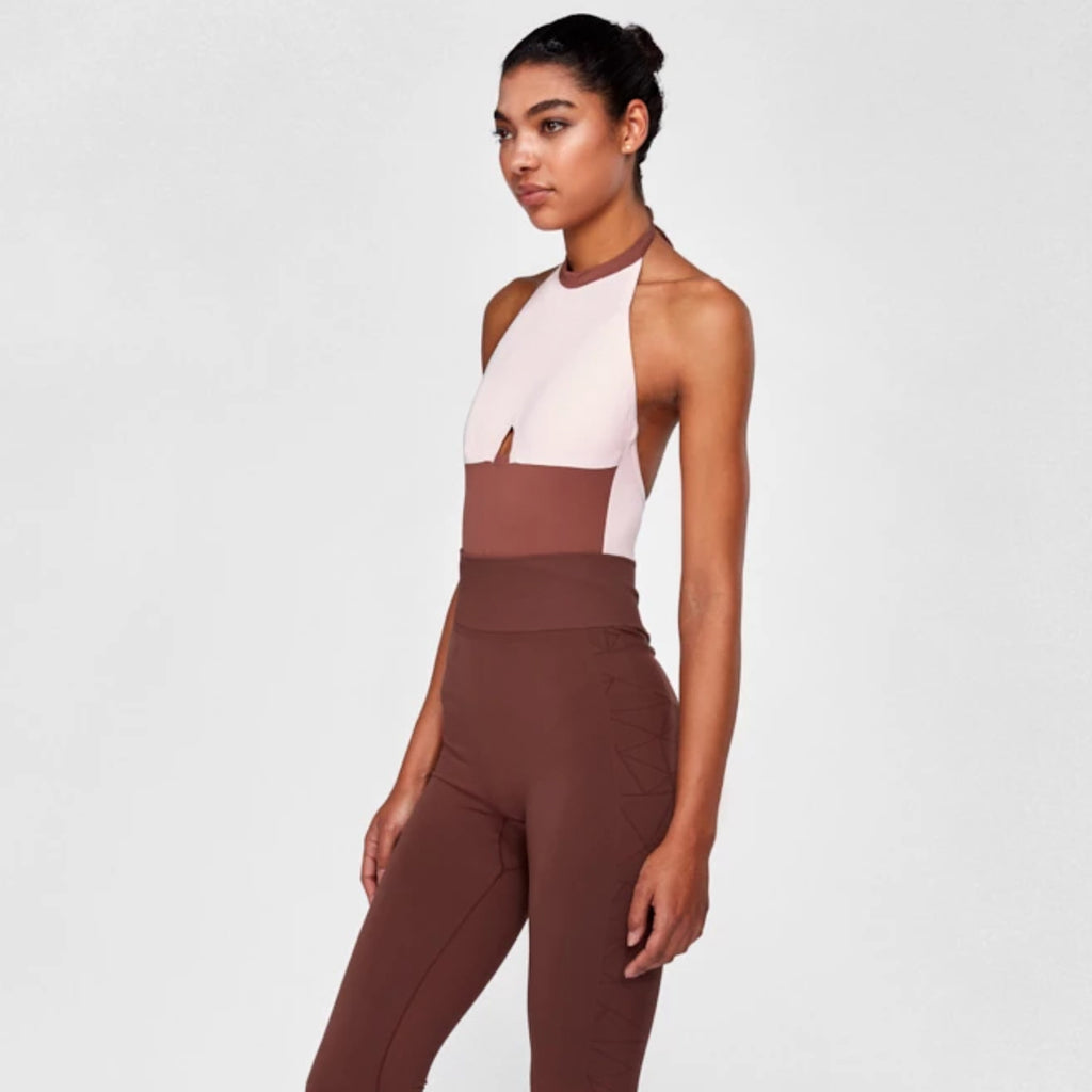 Salted Caramel Bodysuit | Dusty Pink