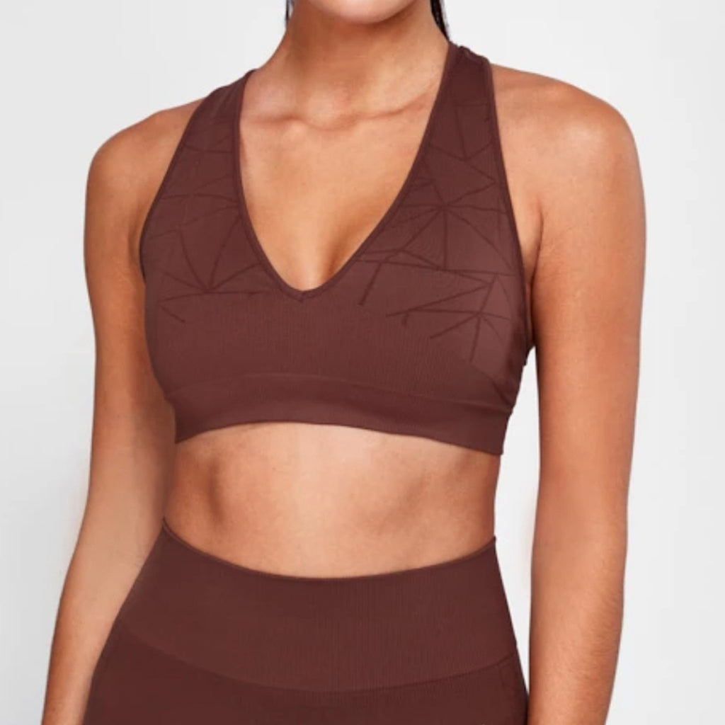 Breathe Sports Bra | Rich Mocha