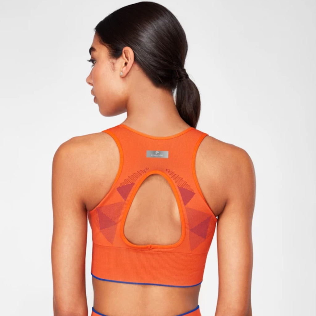 Abbey Sports Bra | Tiger Orange