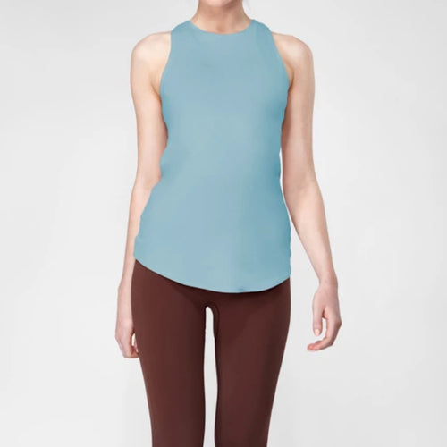 Isle Knot Vest Top | Skyscraper Blue