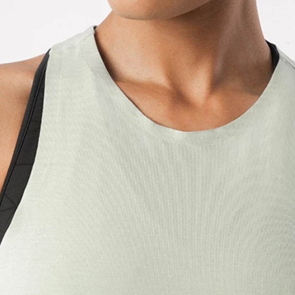 Isle Knot Vest Top | Matcha Green