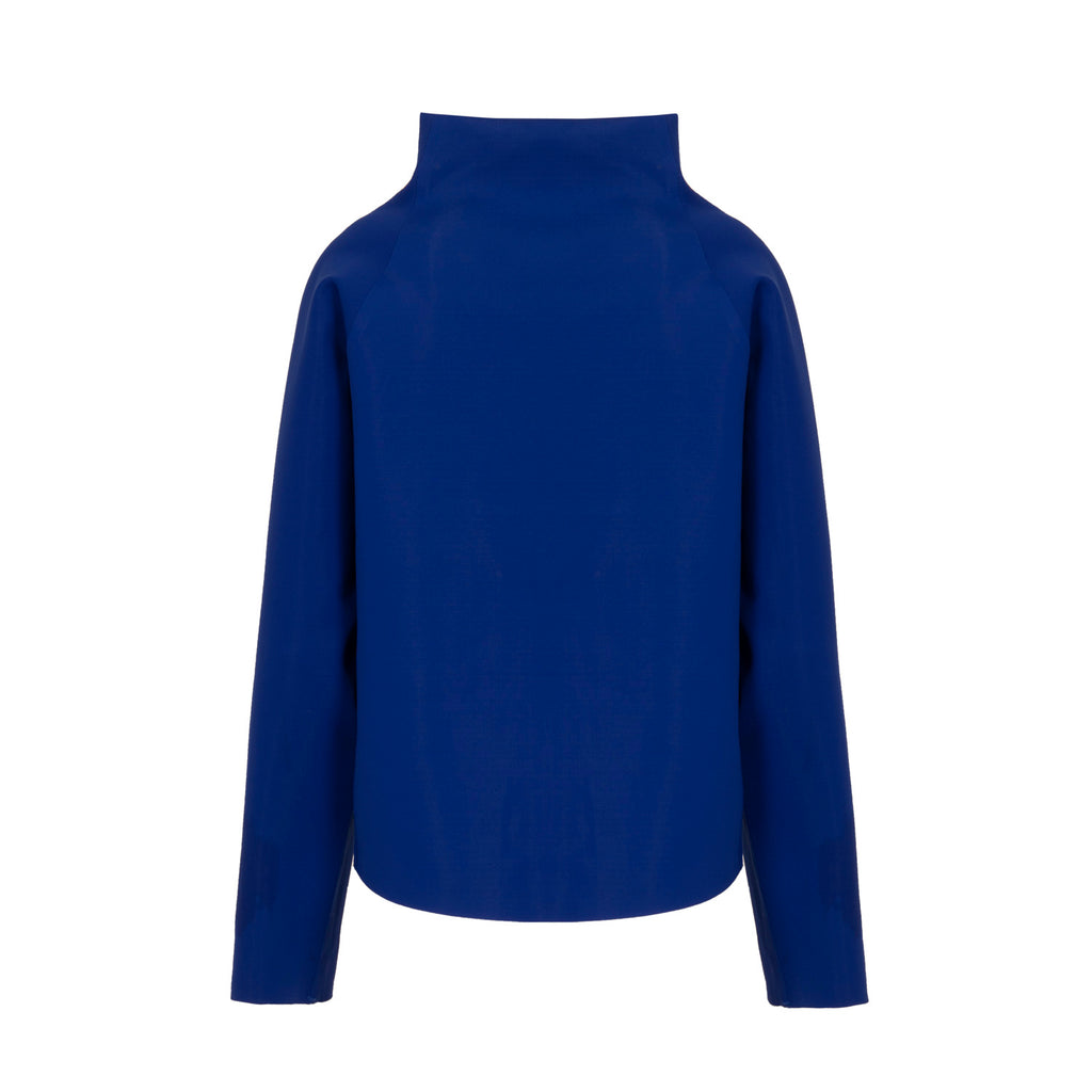 High Neck Sweater | Cobalt Blue