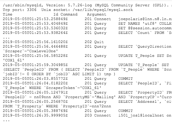 General-Log-Analysis-by-MySQL-Server-Tuning