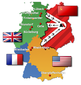 Berlin Blockade Air Corridors