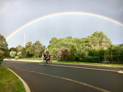 Dunsborough Cycling to rainbows