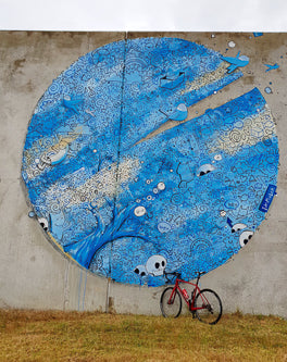 Dunsborough Cycling Street Art IanMutch