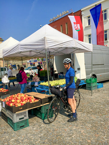 Stock up at the local markets when Bike Touring ConnalKit