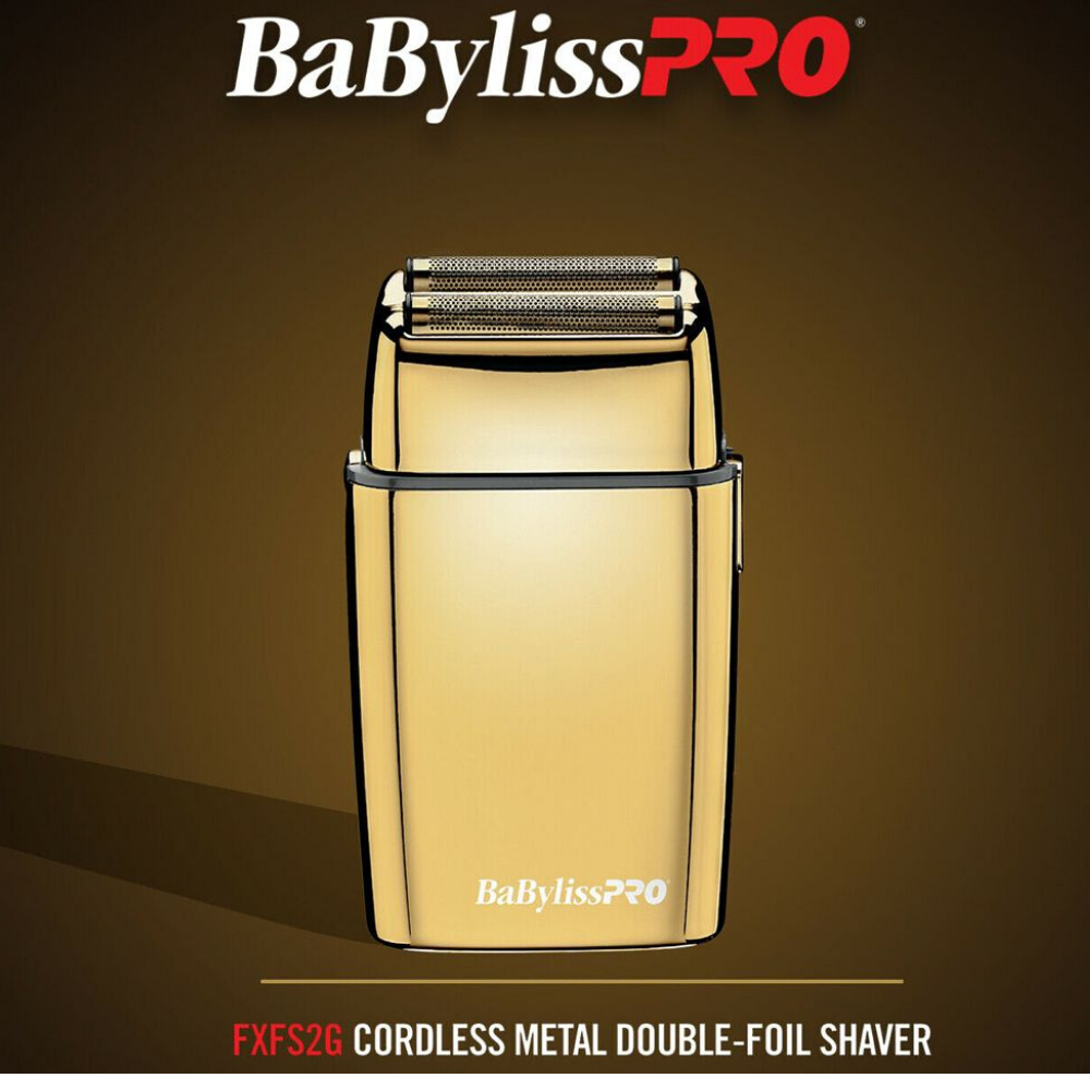 babyliss pro foil shaver gold