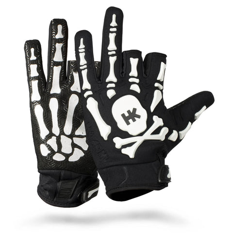 HK Army Bone Gloves - Black / White