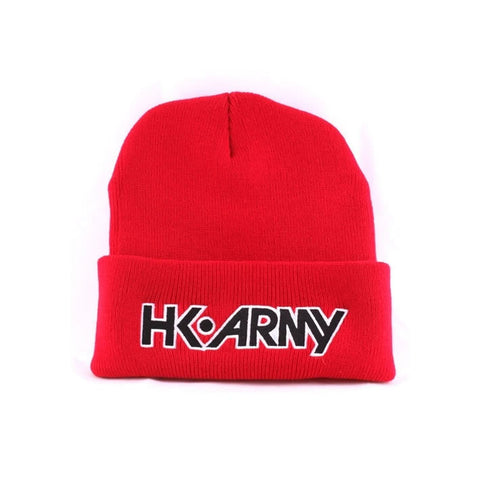 HK Army Beanie - HK Logo - Red