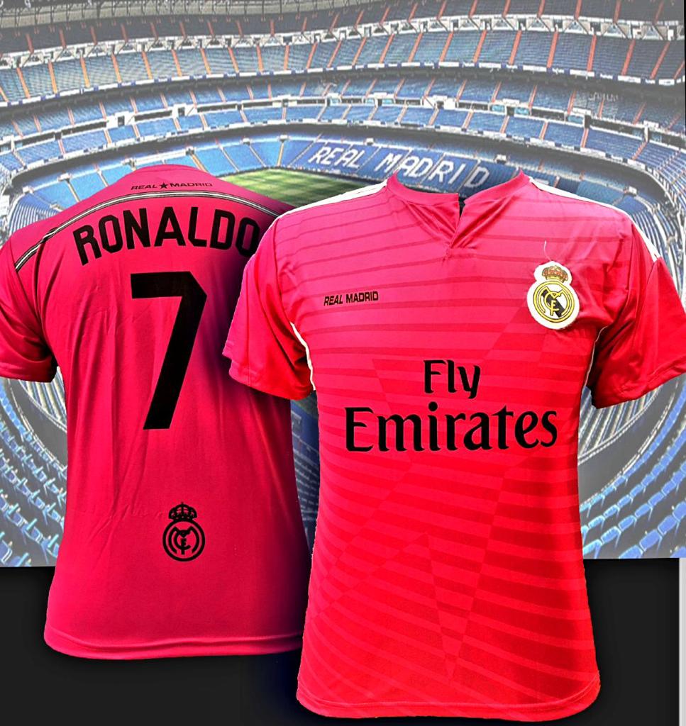 ronaldo pink jersey