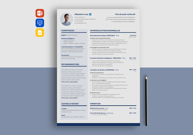 exemple de cv simple