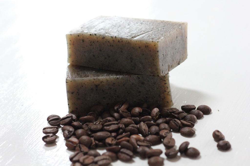 soap made from coffee beans